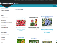 Tablet Screenshot of amazonseeds.it